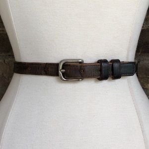 Vintage Belt S Leather Distressed